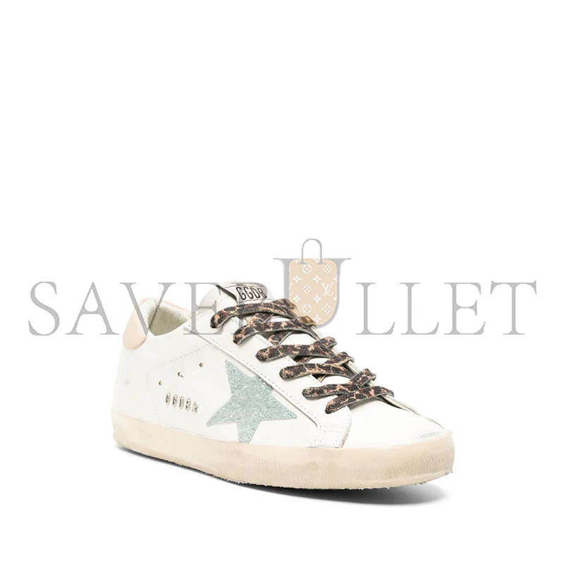 GOLDEN GOOSE SUPER-STAR LEATHER SNEAKERS 
